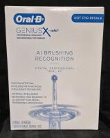 New Sealed Box Oral-B Genius X Professional Electric Rechargeable Toothbrush AI Brushing Recogition Retails for over $250