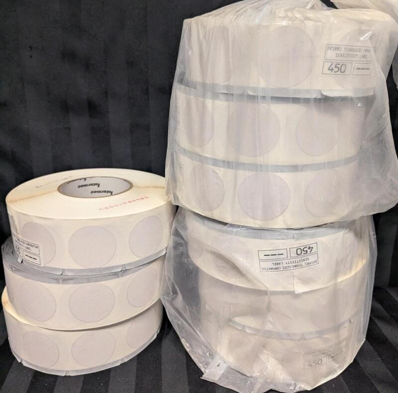 4000+ New Internet Thermal Sensitivity Labels. (9x450). 1.75" Diameter Label.