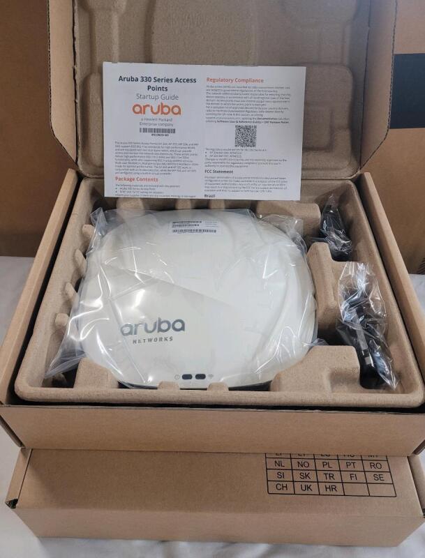 Two (2) New Aruba AP-335 Wireless Access Point, 802.11Ac, 4&times;4:4 Retail $280.