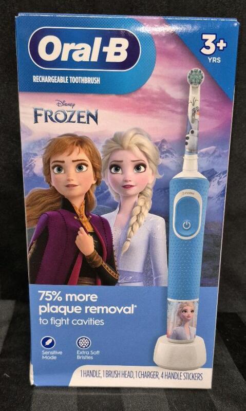New Kid's Disney Frozen II Oral-B Electric Toothbrush for Ages 3+