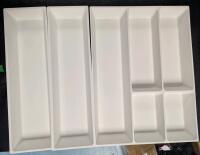 3 Drawer Organizers. Largest Measures 19.5" by 14.5"