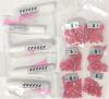 120 New Size Small ZETPO Pink Glitter Nail Caps For Cats 6-10lbs. Includes 5&times; Adhesive Tubes & Applicators - 4