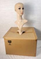 Six (6) New 20.5" Mannequin Head Model Stand for Wig , Hat & Scarf Display . Swivel Head .