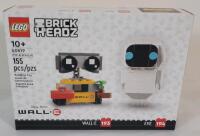 New - Lego Brick-Headz Disney Wall-e & eVe Build Set , # 40619 . 155pcs . Sealed