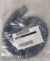 24 New Aearo Breathing Tube w/2 Clips , Black . Measures 27" Long . Model # 56012-00001