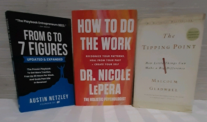 Books- Three New Paperback Self Help Books