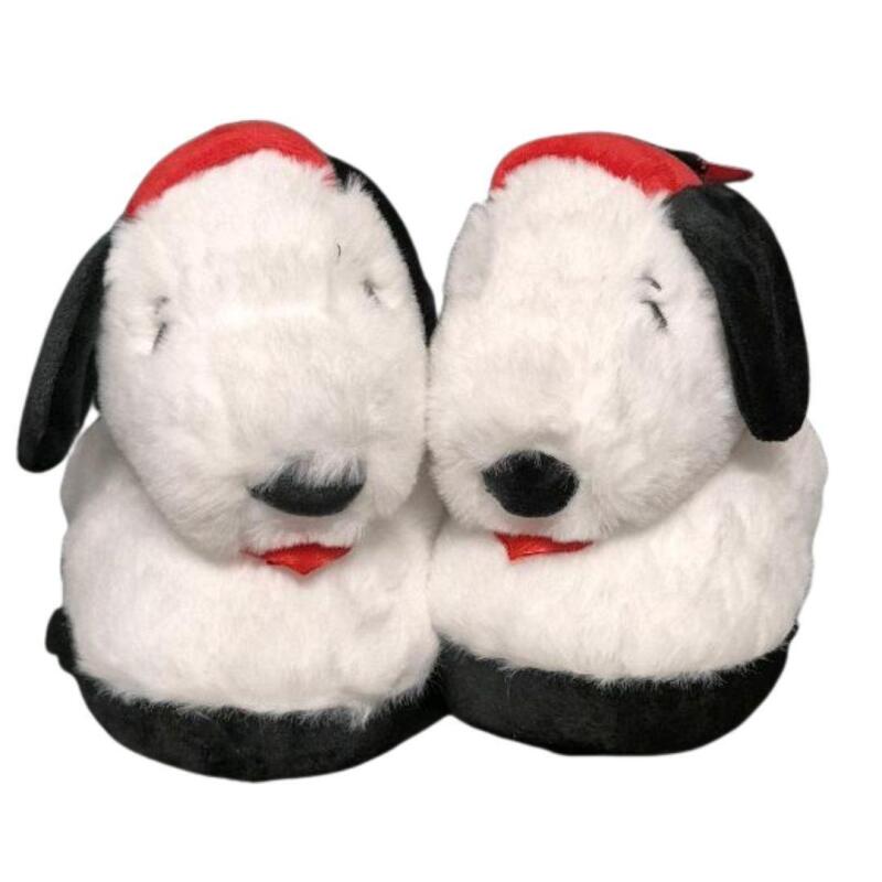 New sz 13/1 Kid's Peanuts Snoopy Plush Slippers