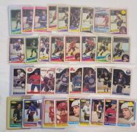 1984 - 1987 O Pee Chee NHL Hockey Trading Card . 1984-85 17-Trading Cards , 1985-86 8-Trading Cards & 1986-87 9-Trading Cards .