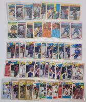 1982 - 1984 O Pee Chee NHL Hockey Trading Card Singles . 1982-83 - 17 Trading Cards . 1983-84 - 35 Trading Cards . Includes Marian Stastny , Ron Francis , Joe Mullen , Mats Naslund , Phil Housley Rookie Cards