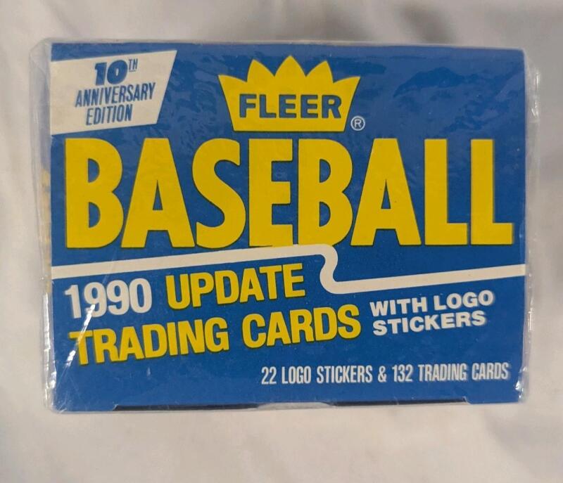 Vintage Sealed Fleer Baseball 1990 Update Trading Cards