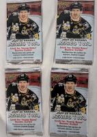 4 New Upperdeck 24/25 Series Two Hockey Card Packs.