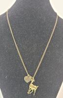 Harry Potter " Patronus - Always " Necklace . Measures 18" Long . See photos for size