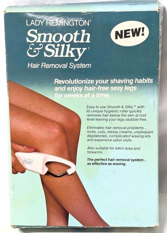 Vintage LADY REMINGTON Smooth & Silky Hair Removal System, Model HR-1, Tested for Power