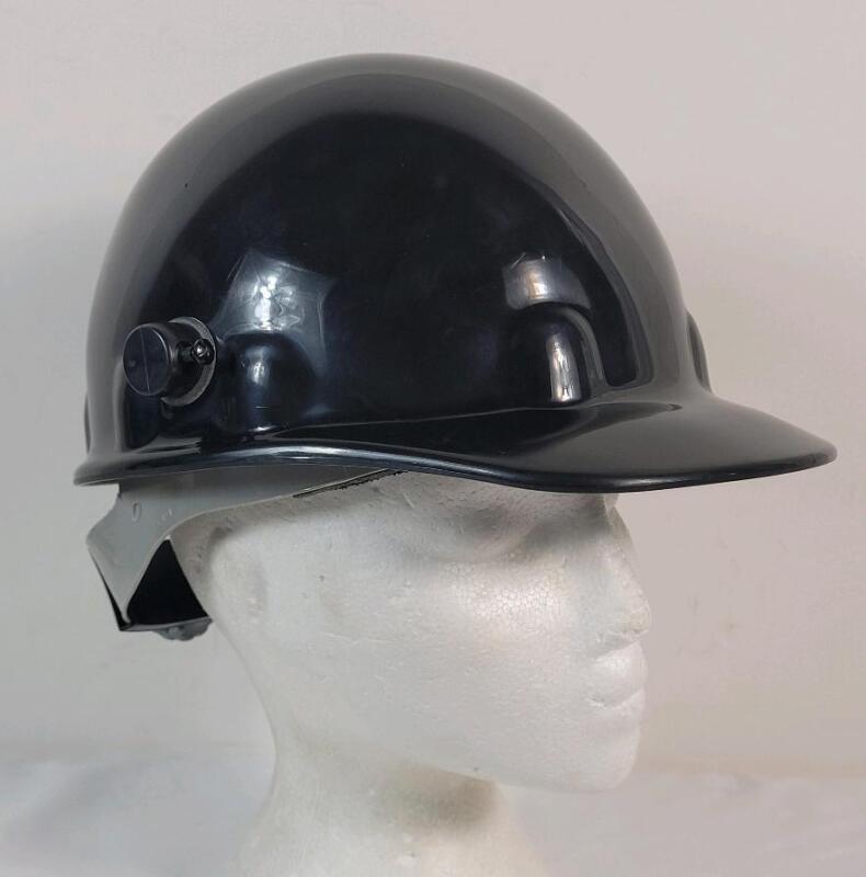 New - Honeywell Fibre-Metal E1 / E2 Protective Hardhat Cap , Size 54 - 65cm. Black .