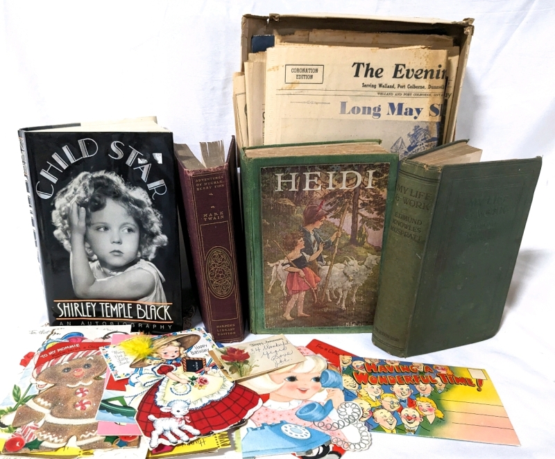 Antique to Vintage Books & Ephemera (Cards, Royals, Coronation++)