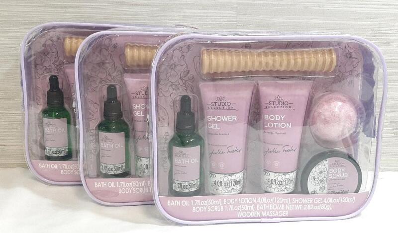 3 New Studio Selection Shower and Bath Bags