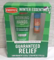 New Pack of O'Keeffe's Hand Cream & Lip Balm