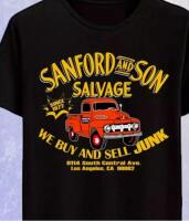 New Size 2XL Men's Sanford and Son Salvage Graphic Tee - Retro TV Show Inspired Ultra-Soft 100% Cotton, Breathable & Moisture Wicking, Casual Crew Neck Short Sleeve T-Shirt with Vintage Orange Truck Print stock photo added