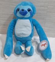 New Caravan Softoys Blue Sloth Plush Toy | 13" Long