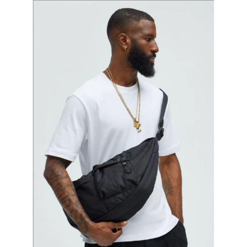 New OS Multi Pockets Crossbody Bag - Black