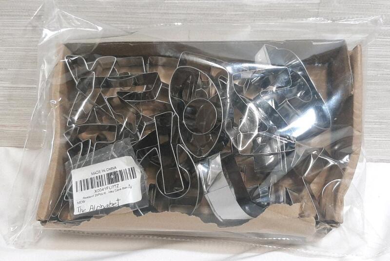 New Pack Of Alphabet Steel Baking Cutters (26pcs)