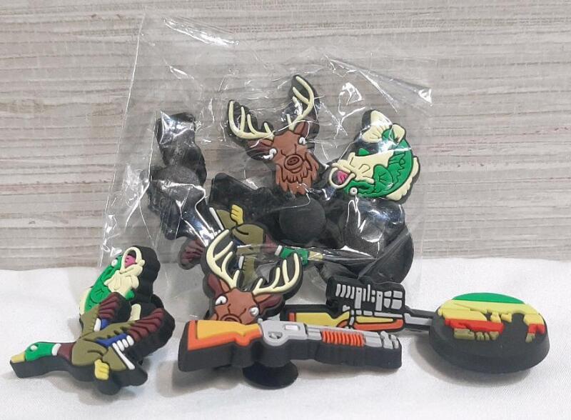 12 New Hunting Themed Shoe Charms