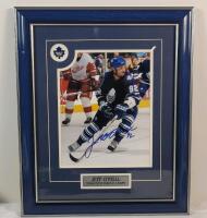Toronto Maple Leafs #92 Jeff O'Neill Signed Framed Photo , No COA . Measures 14.5"&times;17 &frac34;" .