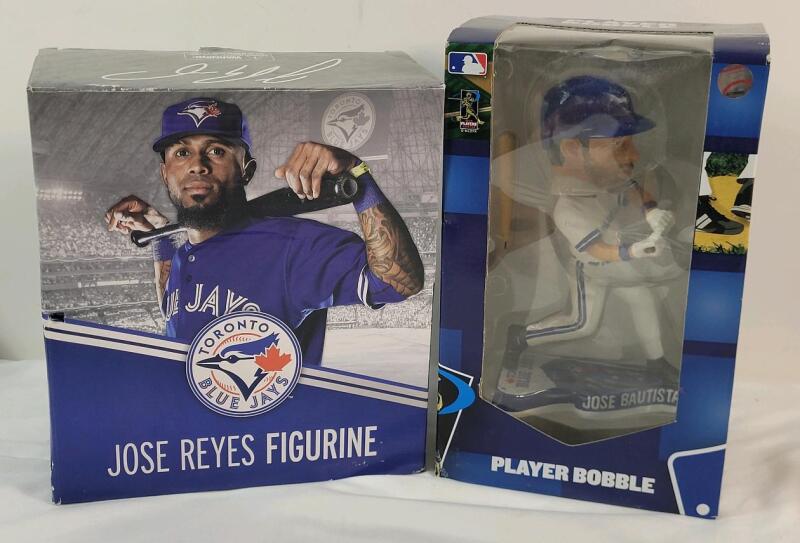 Toronto Blue Jays Jose Reyes 7 &frac34;" Figure & Toronto Blue Jays Jose Bautista Bobble Head Figure in Box .