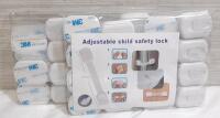 2 Packs of Adjustable Child Safety Locks | Contains 16 in Each Pack