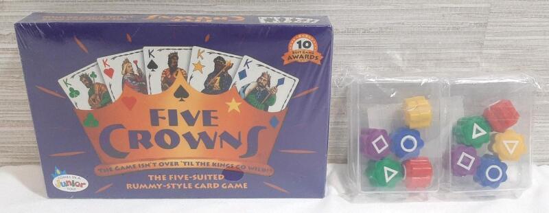 New Five Crowns Rummy-Style Card Game & Korean Gongii Game