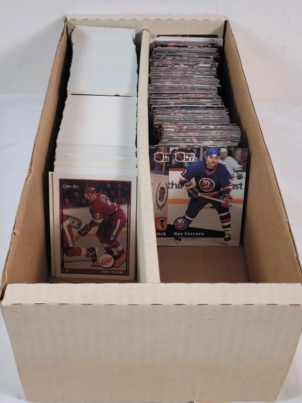 1991-92 O Pee Chee and Topps NHL Hockey Trading Card Singles & 1991-92 Pro Set NHL Hockey Trading Card Singles . 600+ Trading cards