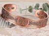6 Strong Magnets Copper Magnetic Tree of Life Bracelet Adjustable Solid Copper Cuff Bangle with Intricate Celtic Knot Design Large diameter 3&rsquo;&rsquo; Stock photos added - 2