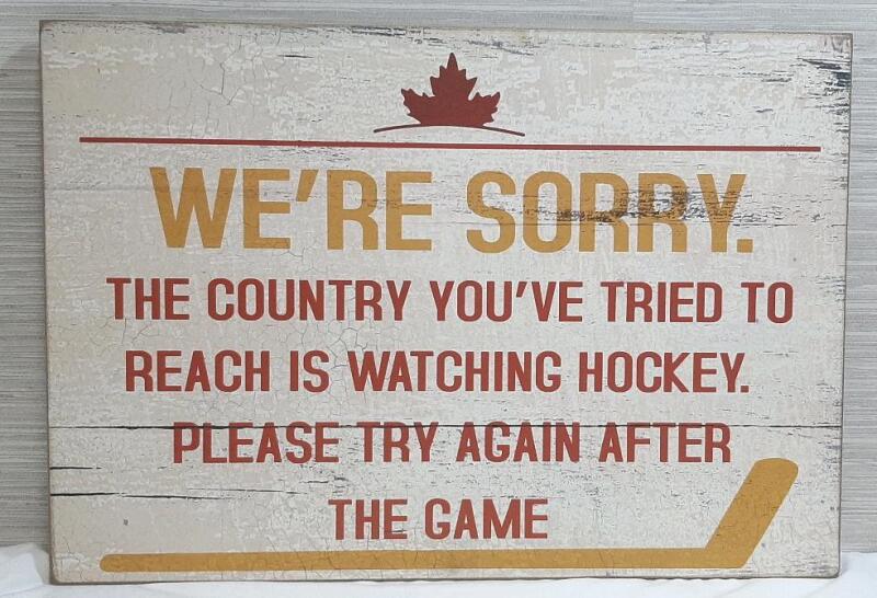 New Canada Wooden Sign | 20"&times;14"