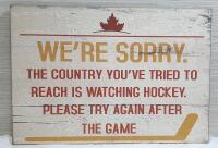 New Canada Wooden Sign | 20"&times;14"