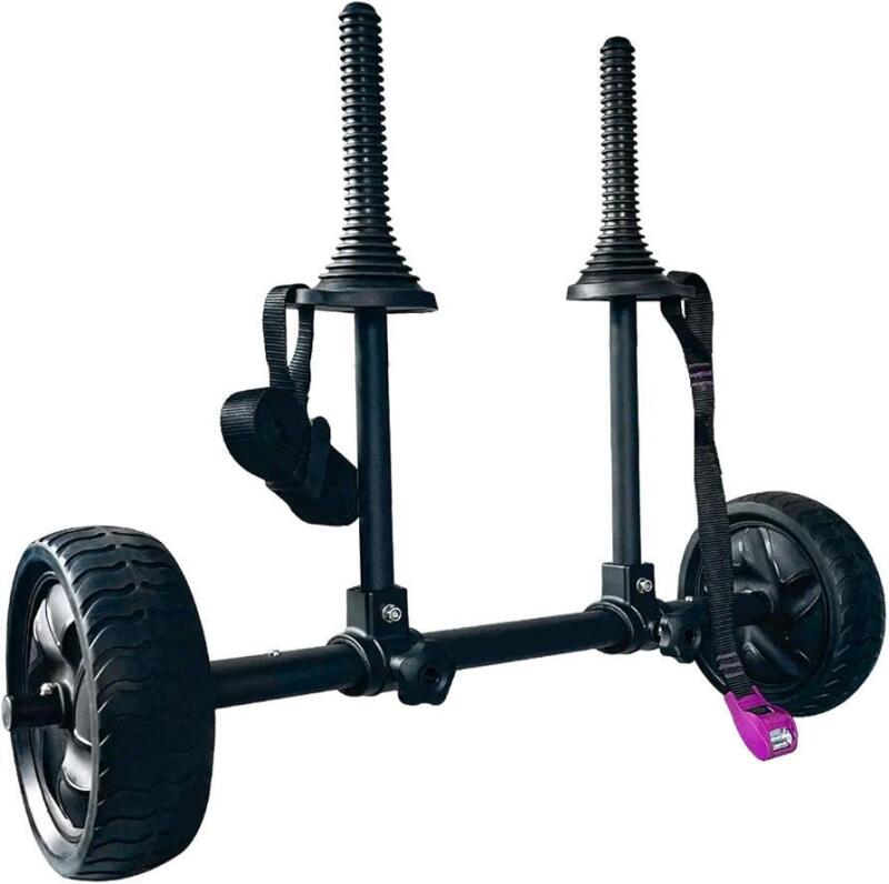 New ASMSW Kayak Cart Kayak Carrier Adjustable Width Fit for Kayaks Canoes with Scupper Holes Model OF2218