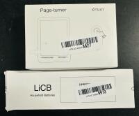 As-New Electronics : 5 LiCB Batteries (12V, A23/23A) and As-New E-Reader Page Turner