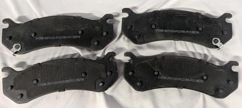 4 New Ceramic Brake Pads. Text = V1008-20/11/23-PCD785-PO128216