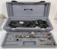 Two (2) Dremel Rotary Power Tools w/Accessories & Case . Both tested & working