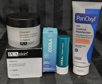 [See Desc] 3 Beauty Products: PCA Lightweight Moisturizer 48g Exp 01/2026, Coola SPF 30 Lip Balm Exp 12/2027 & PanOxyl Oil Control Moisturizer 48g