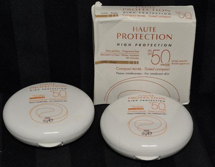 [See Desc] 2&times; Haute Protection SPF Tinted Compact Powder Sable Beige 10g Exp FE2027 & MA2027