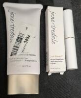 [See Desc] 2&times; Jane Iredale Beauty Products: Just Kissed Lip & Cheek Stain Forever Pink 3g and Tinted Moisturizer SPF 15 3L01-M.Light 50mL