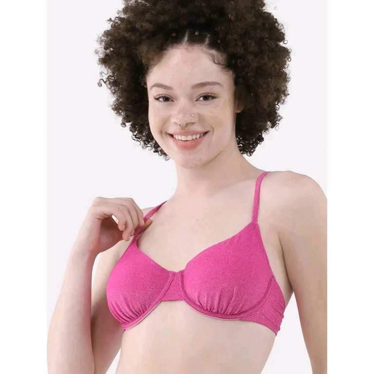 New sx XL (16-18) Women's No Boundaries Sparkle Bra