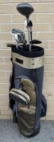 7 Right-Handed Golf Clubs with Bag, Includes Irons (4, 5, 7, 9, SW), 3 Wood, and Putter