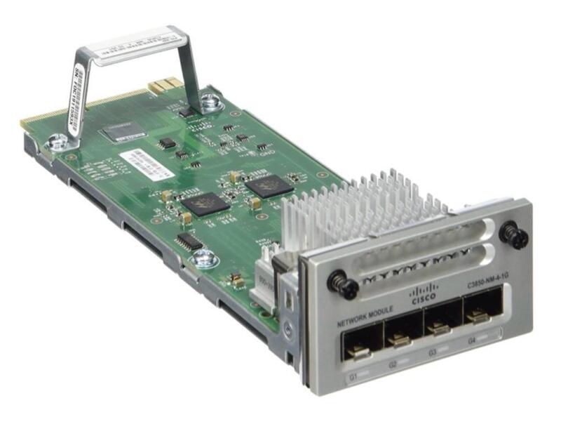 New Cisco C3850-NM-4-1G Network Module - 4 X SFP (mini-GBIC) 4; Retails for $296.68