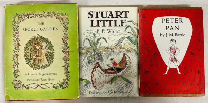 3 Vintage Classic Children&rsquo;s Novels: Stuart Little, The Secret Garden, and Peter Pan
