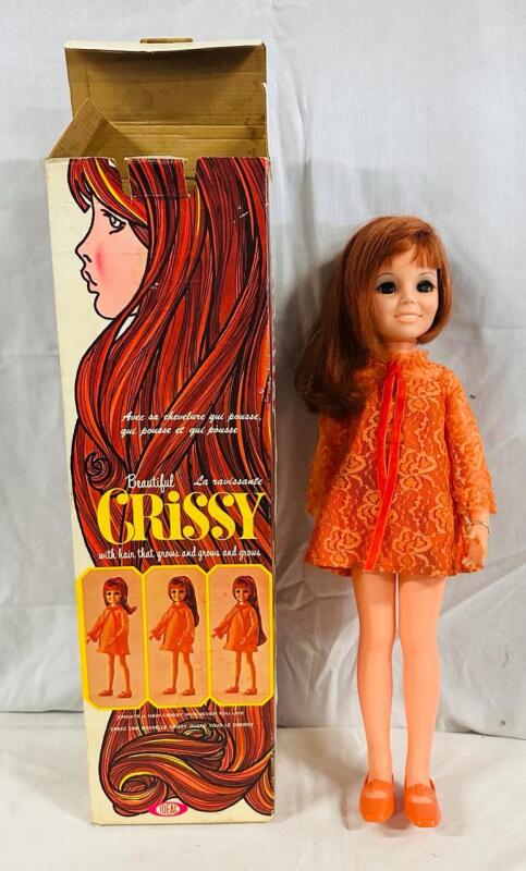 Vintage Crissy Doll, Growing Hair Doll for Multiple Cuts, Approx. 18.5&rdquo; Tall