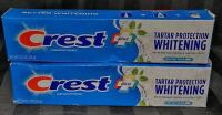 2 New Crest Tartar Protection Whotening Toothpaste - Cool Mint 232g Exp Jan 2026