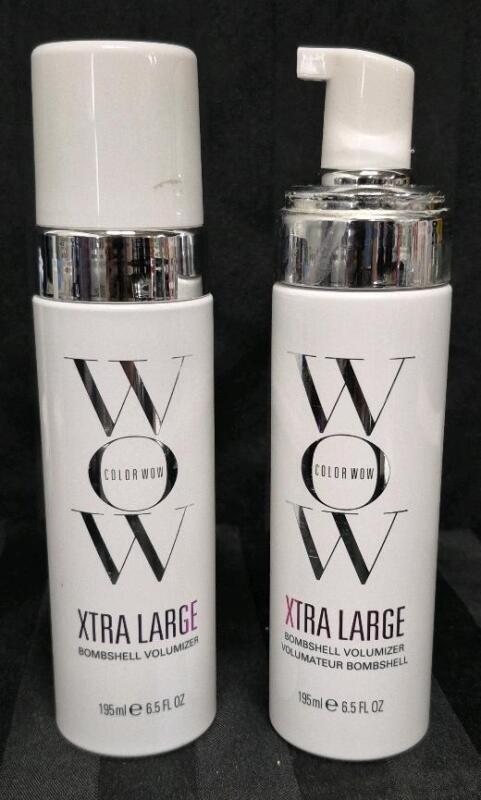 [See Desc] 2 WOW Color Wow Xtra Large Bombshell Volumizer for Hair 195mL
