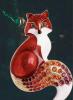 Lovely Rhinestone Accents Enamel Fox Brooch Approximately 1.75&rsquo;&rsquo; - 3
