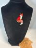 Lovely Rhinestone Accents Enamel Fox Brooch Approximately 1.75&rsquo;&rsquo; - 4
